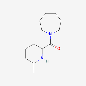 molecular formula C13H24N2O B11883732 Azepan-1-yl(6-methylpiperidin-2-yl)methanone 