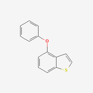 molecular formula C14H10OS B11883968 4-Phenoxybenzo[b]thiophene CAS No. 1121585-31-6