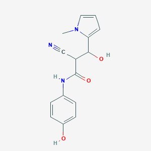 molecular formula C15H15N3O3 B118840 4-Hydroxyphenylprinomide CAS No. 145918-66-7