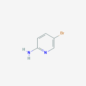 molecular formula C5H5BrN2 B118841 2-Amino-5-bromopyridine CAS No. 1072-97-5