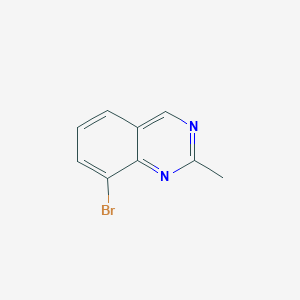 molecular formula C9H7BrN2 B11884101 8-Bromo-2-methylquinazoline 