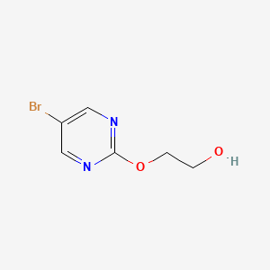 molecular formula C6H7BrN2O2 B11884173 2-((5-Bromopyrimidin-2-yl)oxy)ethan-1-ol CAS No. 1246922-88-2