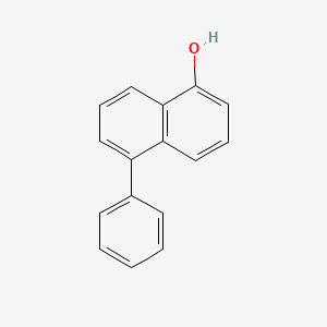 molecular formula C16H12O B11884332 5-Phenylnaphthalen-1-ol CAS No. 61982-94-3