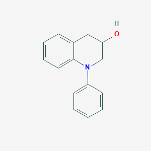 molecular formula C15H15NO B11884383 1-Phenyl-1,2,3,4-tetrahydroquinolin-3-ol CAS No. 3297-75-4