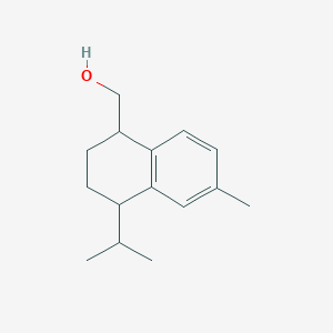 molecular formula C15H22O B11884494 (4-Isopropyl-6-methyl-1,2,3,4-tetrahydronaphthalen-1-yl)methanol 