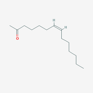 molecular formula C14H26O B118845 7-Tetradecen-2-one, (7Z)- CAS No. 146955-45-5