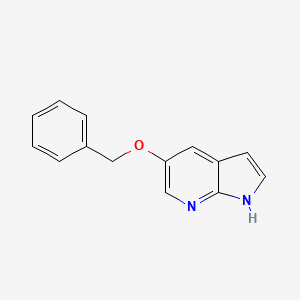 molecular formula C14H12N2O B11884506 5-(Benzyloxy)-1h-pyrrolo[2,3-b]pyridine 