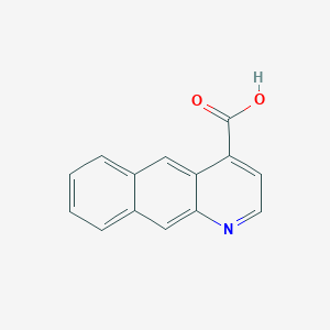 molecular formula C14H9NO2 B11884557 Benzo[g]quinoline-4-carboxylic acid CAS No. 2637-32-3