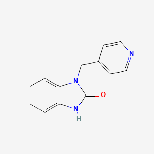 molecular formula C13H11N3O B11884629 1-(Pyridin-4-ylmethyl)-1H-benzo[d]imidazol-2(3H)-one 