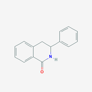 molecular formula C15H13NO B11884638 3-Phenyl-3,4-dihydroisoquinolin-1(2H)-one 