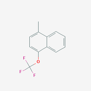 molecular formula C12H9F3O B11884723 1-Methyl-4-(trifluoromethoxy)naphthalene 
