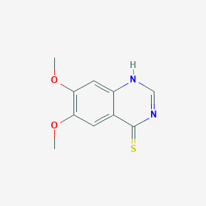 molecular formula C10H10N2O2S B11884792 6,7-Dimethoxyquinazoline-4-thiol CAS No. 118109-50-5