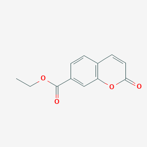 molecular formula C12H10O4 B11884866 Ethyl 2-oxo-2H-chromene-7-carboxylate 