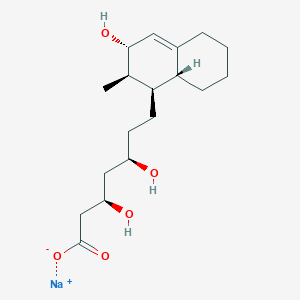 molecular formula C18H29NaO5 B118849 3-Hydroxy-3,5-dihydro ML-236C CAS No. 154417-69-3