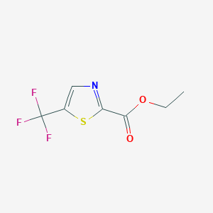 molecular formula C7H6F3NO2S B11885012 Ethyl 5-(trifluoromethyl)thiazole-2-carboxylate 