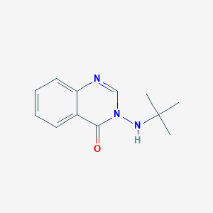 molecular formula C12H15N3O B11885139 3-(tert-Butylamino)quinazolin-4(3H)-one CAS No. 89804-93-3