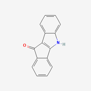 molecular formula C15H9NO B11885317 indeno[1,2-b]indol-10(5H)-one CAS No. 53904-16-8