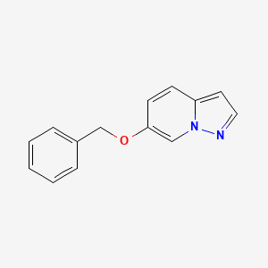 molecular formula C14H12N2O B11885584 6-(Benzyloxy)pyrazolo[1,5-a]pyridine 