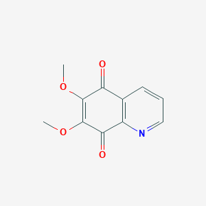 molecular formula C11H9NO4 B11885651 6,7-Dimethoxyquinoline-5,8-dione CAS No. 59962-97-9