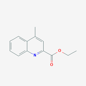 molecular formula C13H13NO2 B11885917 Ethyl 4-methylquinoline-2-carboxylate CAS No. 142729-99-5