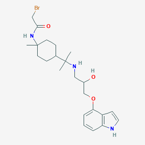 molecular formula C23H34BrN3O3 B011886 平多宾 CAS No. 106469-52-7