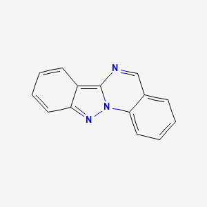 molecular formula C14H9N3 B11886221 Indazolo[2,3-a]quinazoline CAS No. 239-58-7
