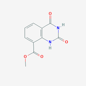 molecular formula C10H8N2O4 B11886363 Methyl 2,4-dihydroxyquinazoline-8-carboxylate 