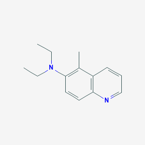 molecular formula C14H18N2 B11886449 N,N-diethyl-5-methylquinolin-6-amine 