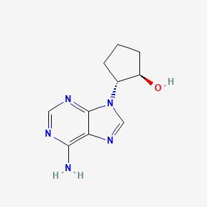 molecular formula C10H13N5O B11886570 Trans-2-(6-amino-9H-purin-9-yl)cyclopentanol 