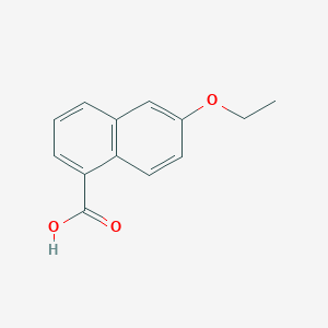 molecular formula C13H12O3 B11886671 6-Ethoxynaphthalene-1-carboxylic acid CAS No. 731861-61-3
