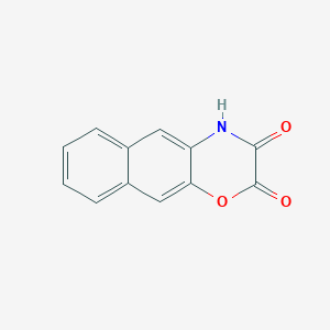 molecular formula C12H7NO3 B11886780 2H-Naphtho[2,3-b][1,4]oxazine-2,3(4H)-dione CAS No. 27383-80-8
