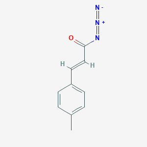 molecular formula C₁₀H₉N₃O B118871 p-Methyl-cinnamoyl Azide CAS No. 24186-38-7