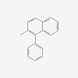 molecular formula C17H14 B11887262 Naphthalene, methylphenyl- CAS No. 97232-29-6
