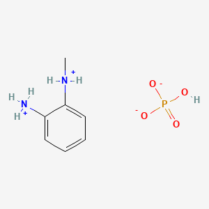 molecular formula C7H13N2O4P B11887400 N-methylbenzene-1,2-diammonium hydrogen phosphate CAS No. 283167-56-6