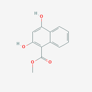 molecular formula C12H10O4 B11887485 Methyl 2,4-dihydroxy-1-naphthoate 