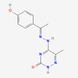 molecular formula C12H13N5O2 B1188750 MFCD02977553 