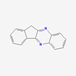 molecular formula C15H10N2 B11887570 11h-Indeno[1,2-b]quinoxaline CAS No. 243-55-0