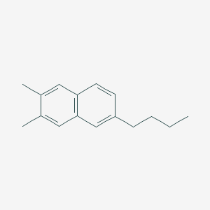 molecular formula C16H20 B11887654 6-Butyl-2,3-dimethylnaphthalene 