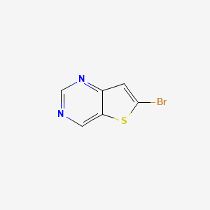 molecular formula C6H3BrN2S B11887709 6-Bromothieno[3,2-d]pyrimidine CAS No. 1286784-18-6
