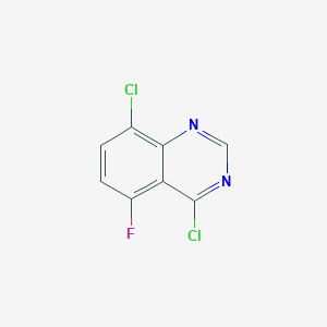 molecular formula C8H3Cl2FN2 B11887804 4,8-Dichloro-5-fluoroquinazoline 