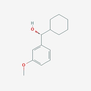 molecular formula C14H20O2 B11887837 (R)-Cyclohexyl(3-methoxyphenyl)methanol 