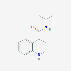 molecular formula C13H18N2O B11887932 N-Isopropyl-1,2,3,4-tetrahydroquinoline-4-carboxamide 