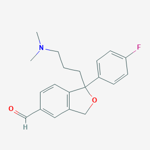 molecular formula C20H22FNO2 B118880 Citalopram Carboxaldehyde CAS No. 227954-87-2
