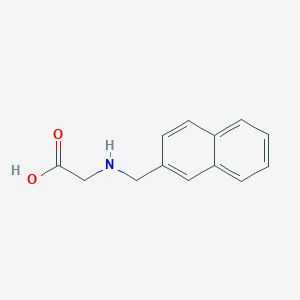 molecular formula C13H13NO2 B11888186 N-[(Naphthalen-2-yl)methyl]glycine CAS No. 88720-18-7