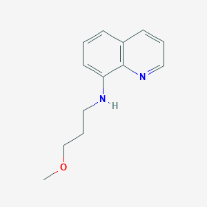molecular formula C13H16N2O B11888390 N-(3-Methoxypropyl)quinolin-8-amine CAS No. 67060-66-6