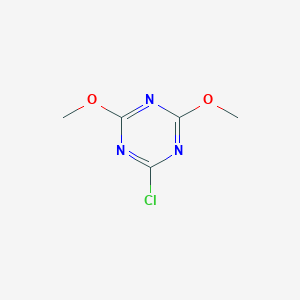 molecular formula C5H6ClN3O2 B118884 2-氯-4,6-二甲氧基-1,3,5-三嗪 CAS No. 3140-73-6