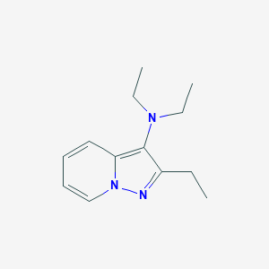 molecular formula C13H19N3 B11888507 N,N,2-Triethylpyrazolo[1,5-a]pyridin-3-amine 