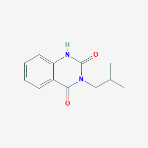 molecular formula C12H14N2O2 B11888553 3-Isobutylquinazoline-2,4(1H,3H)-dione CAS No. 25329-24-2