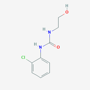 molecular formula C9H11ClN2O2 B11888663 1-(2-Chlorophenyl)-3-(2-hydroxyethyl)urea 