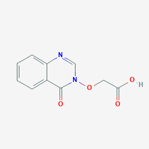 molecular formula C10H8N2O4 B11888781 2-((4-oxoquinazolin-3(4H)-yl)oxy)acetic acid CAS No. 113939-89-2